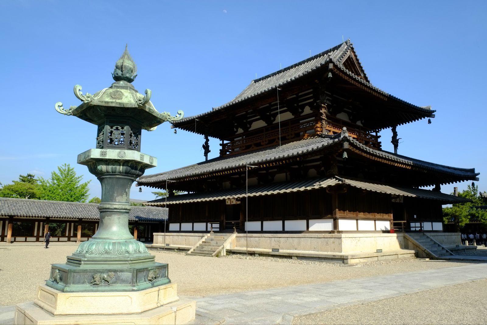 又可以想象我在奈良看见法隆寺的时候,那种羡慕吗▼?