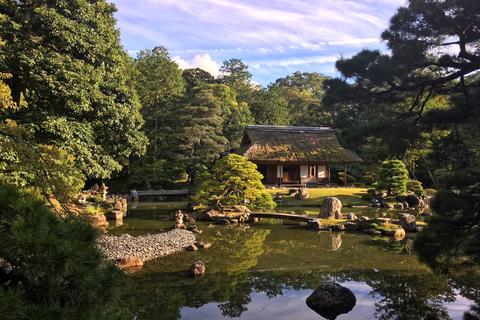 京都寺院里拥有池泉园的不在少数,其中不乏小巧精致,灵秀可人的,但若