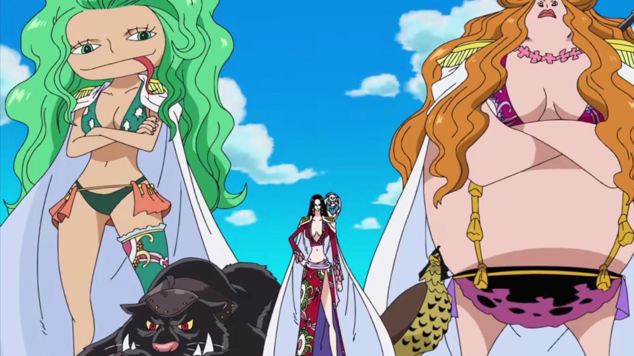 海贼王女儿国的一些原型女帝的发型现实还是别模仿了