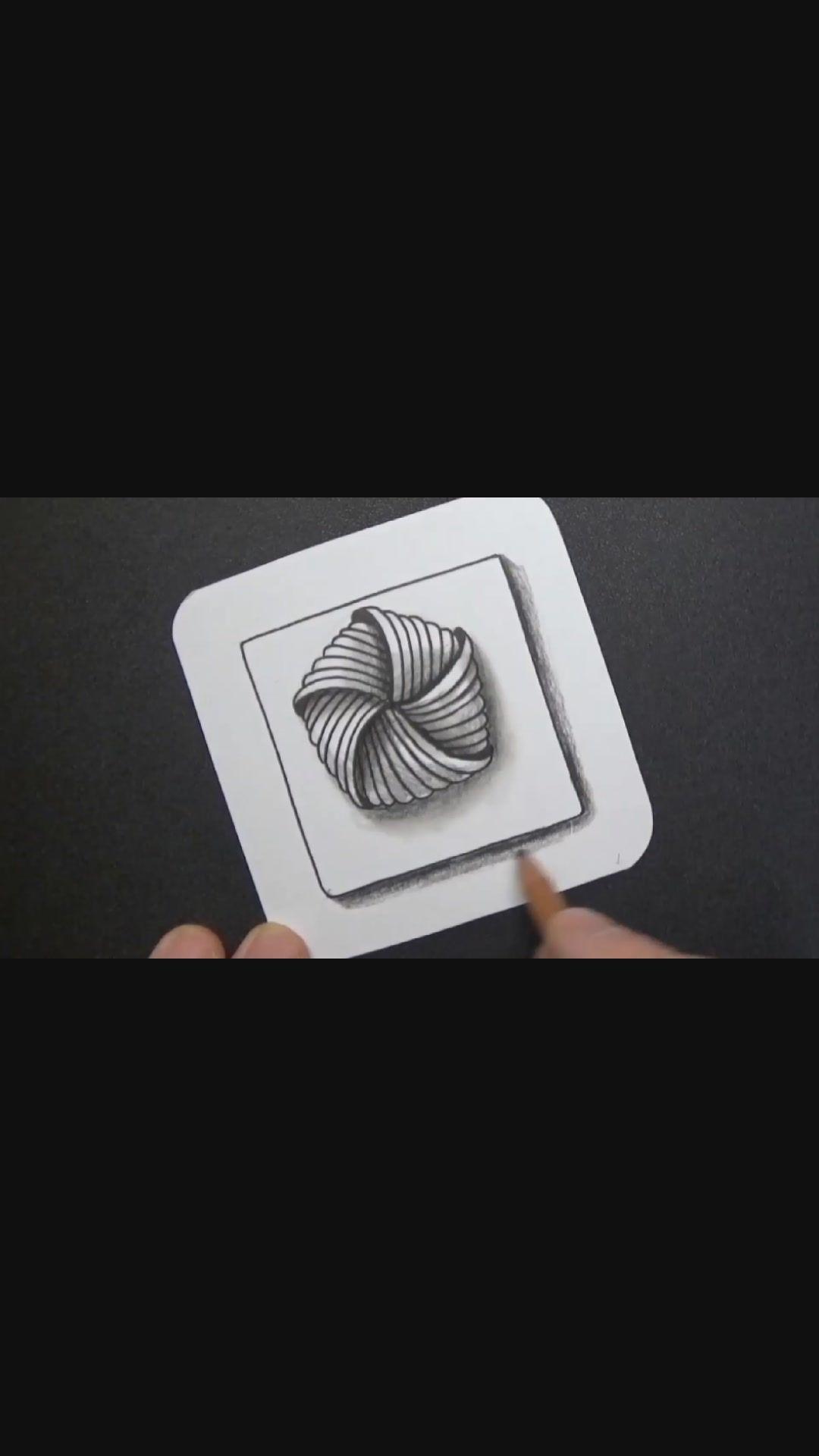 绘画人生 · 98 次播放 2:48教你绘制3d蜂窝图案!绘画