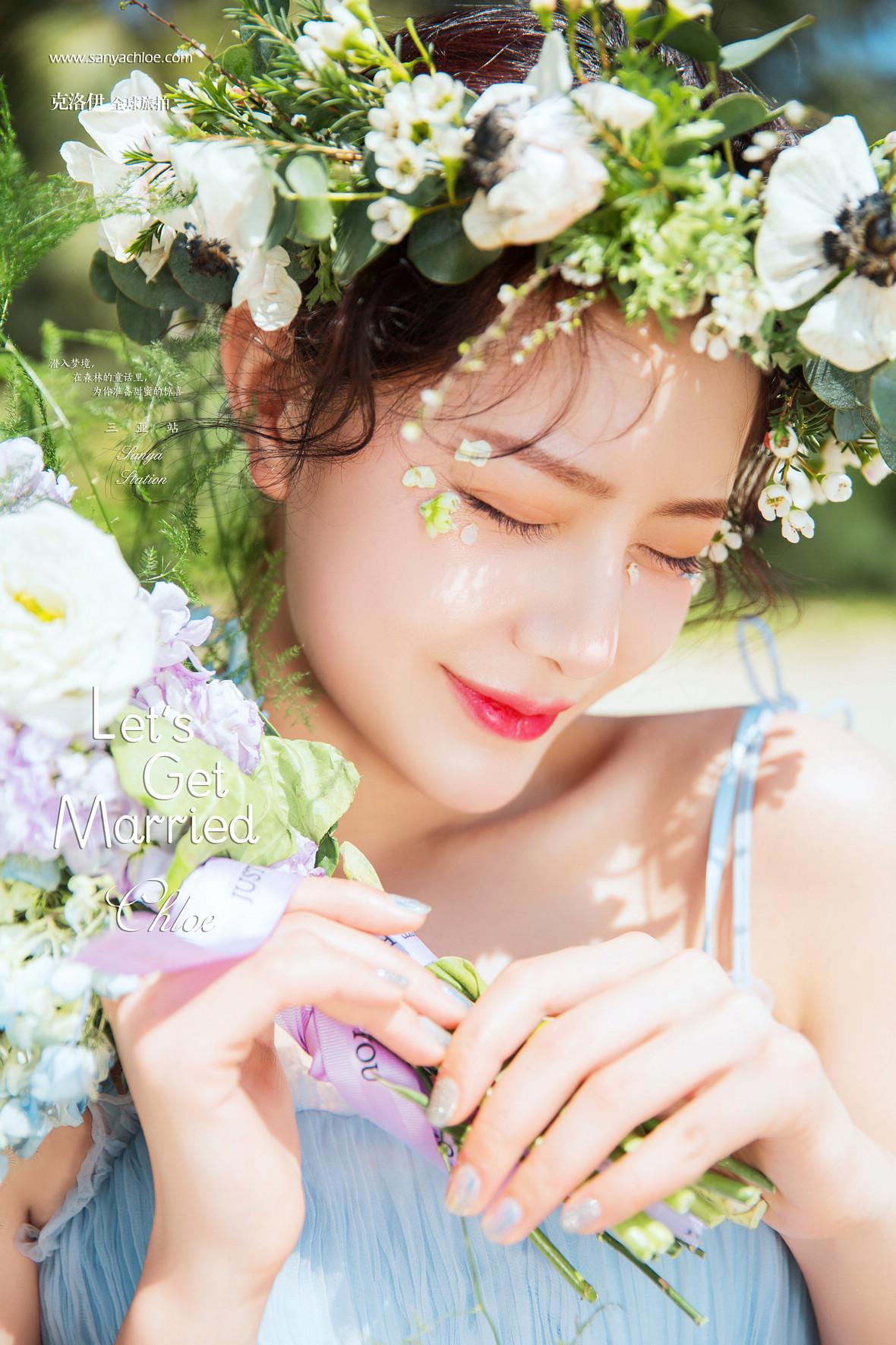 克洛伊旅拍致我的女神万种风情的克洛伊新娘