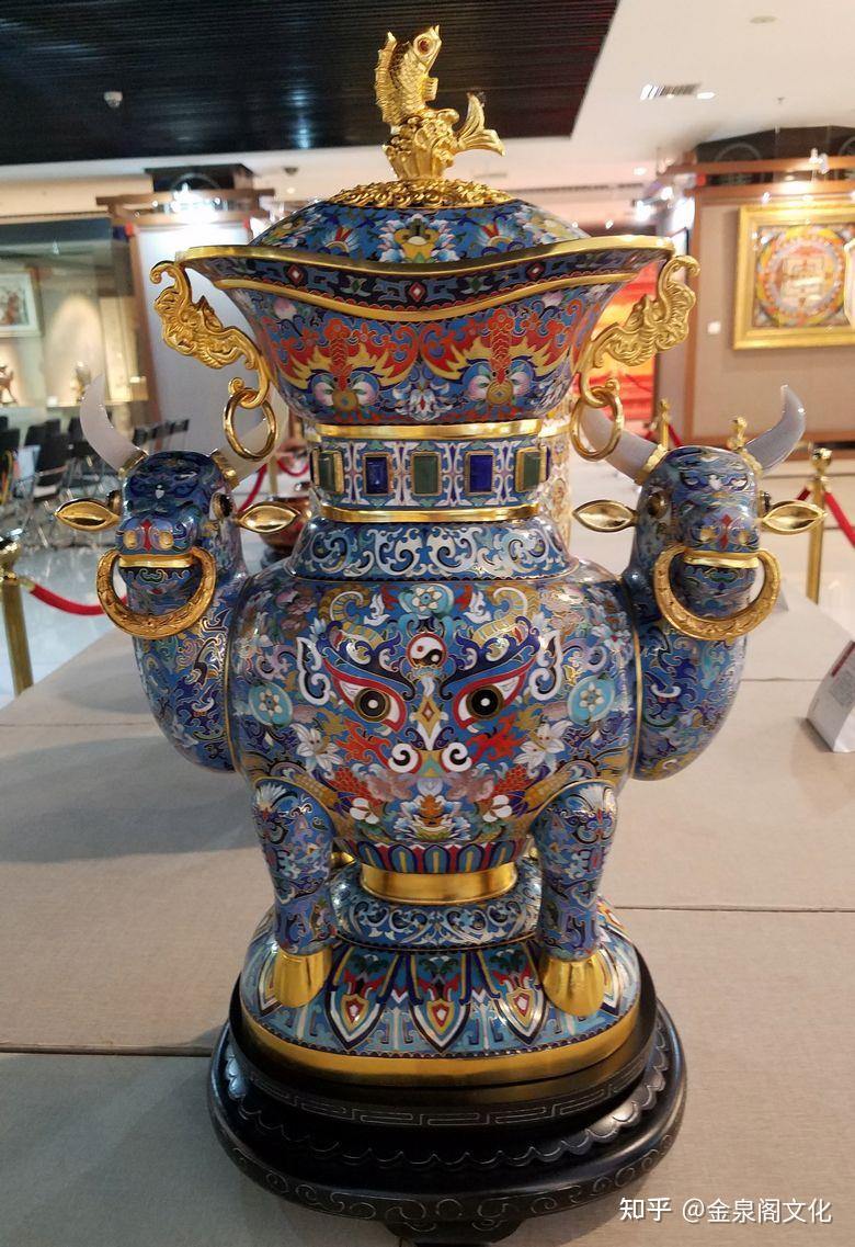 张同禄景泰蓝牛转乾坤国宝艺术典范之作