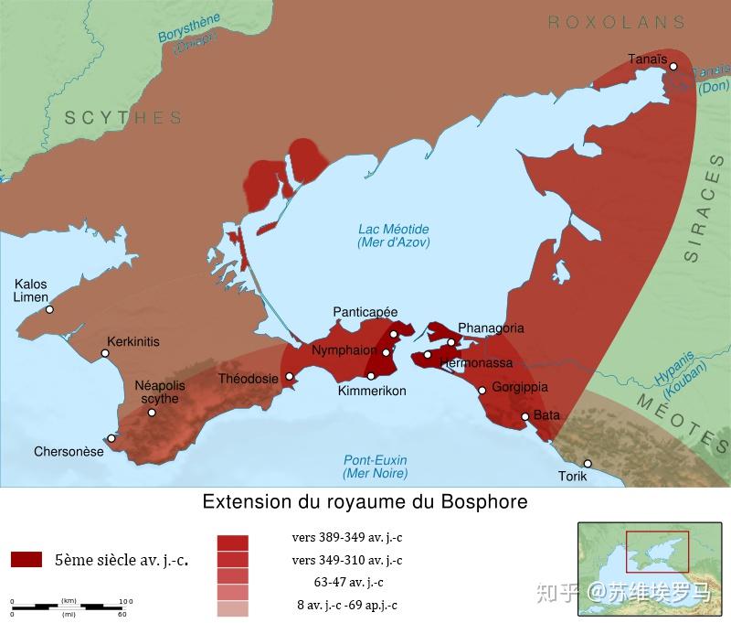 Контурная карта боспорское царство