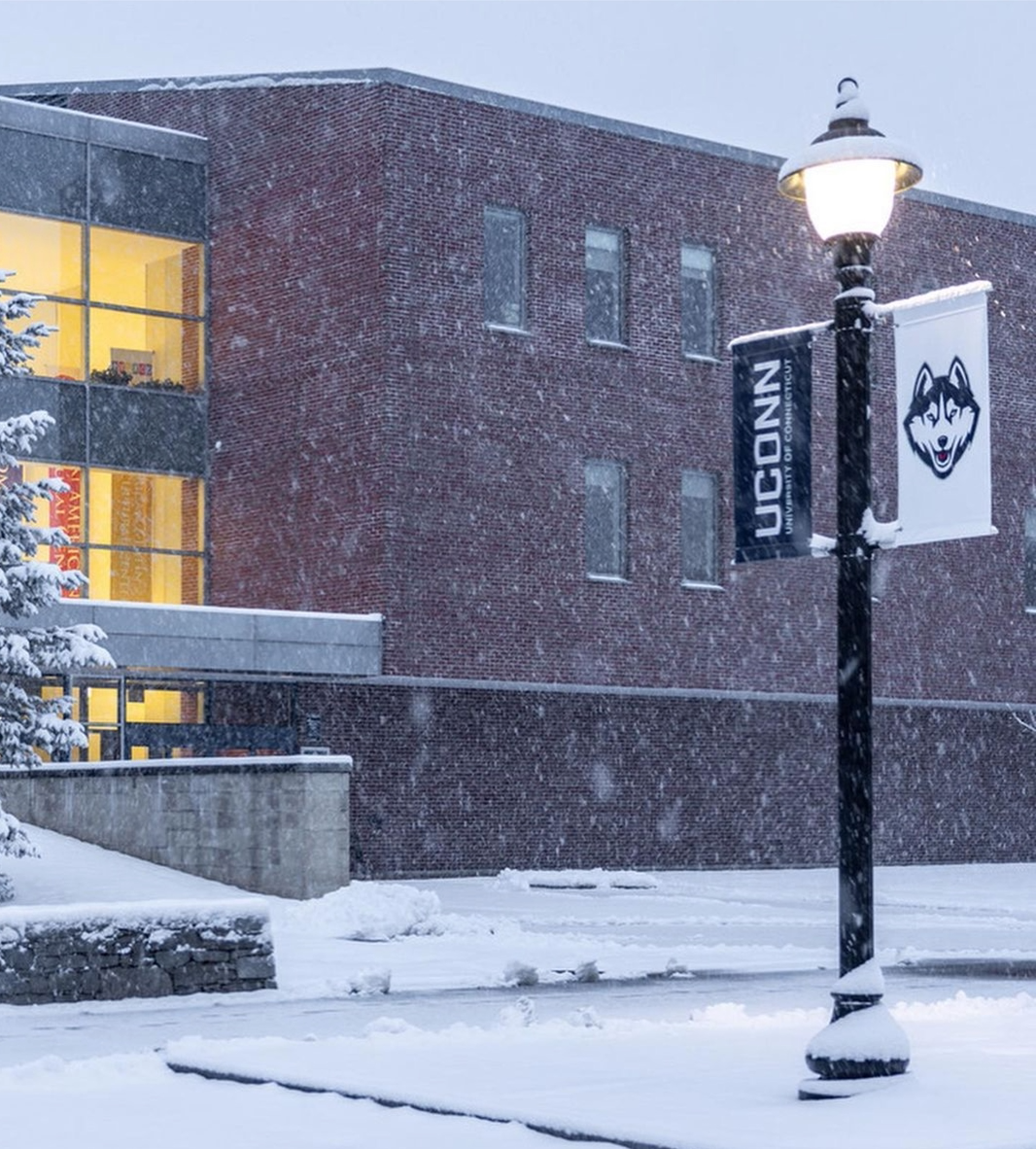 康涅狄格大学(简称uconn)位于美国康涅狄格州的一个小山区,周围基本全