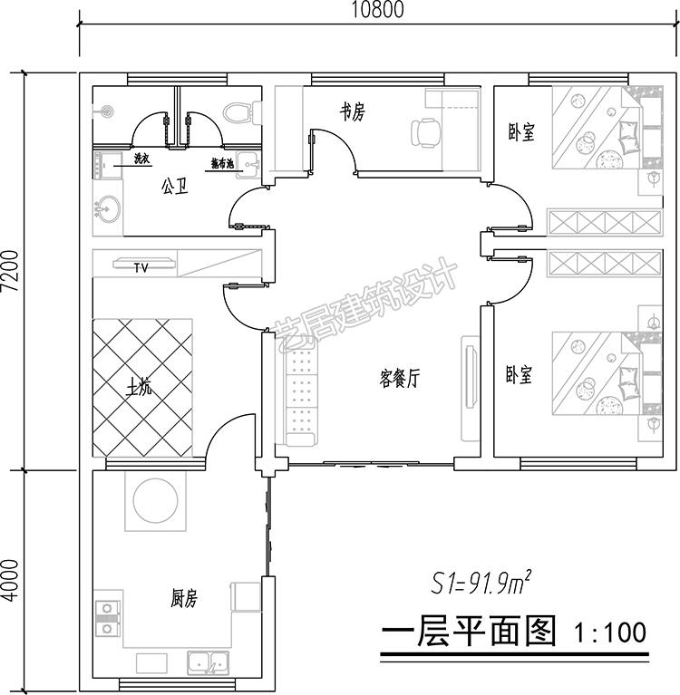 农村火坑平面图图片