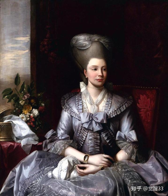 夏洛特皇后.这个应该没啥隐喻,就是当时的名人肖像.