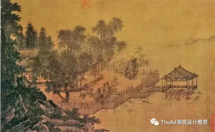 B5039001《四景山水图-春》宋代画家刘松年高清作品– 高清名画