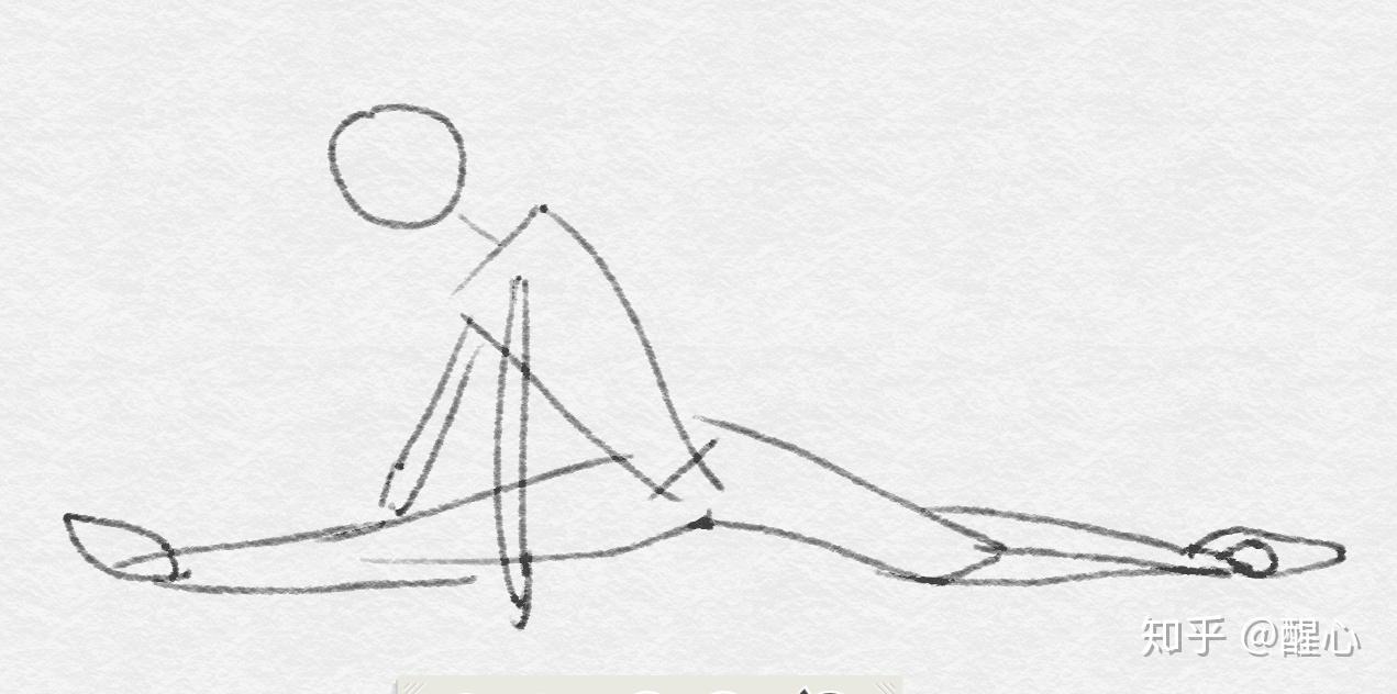 竖叉下不实尝试与腿和胯商量一下