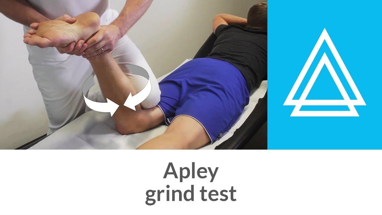 一个视频教你搞定半月板检查apley研磨试验