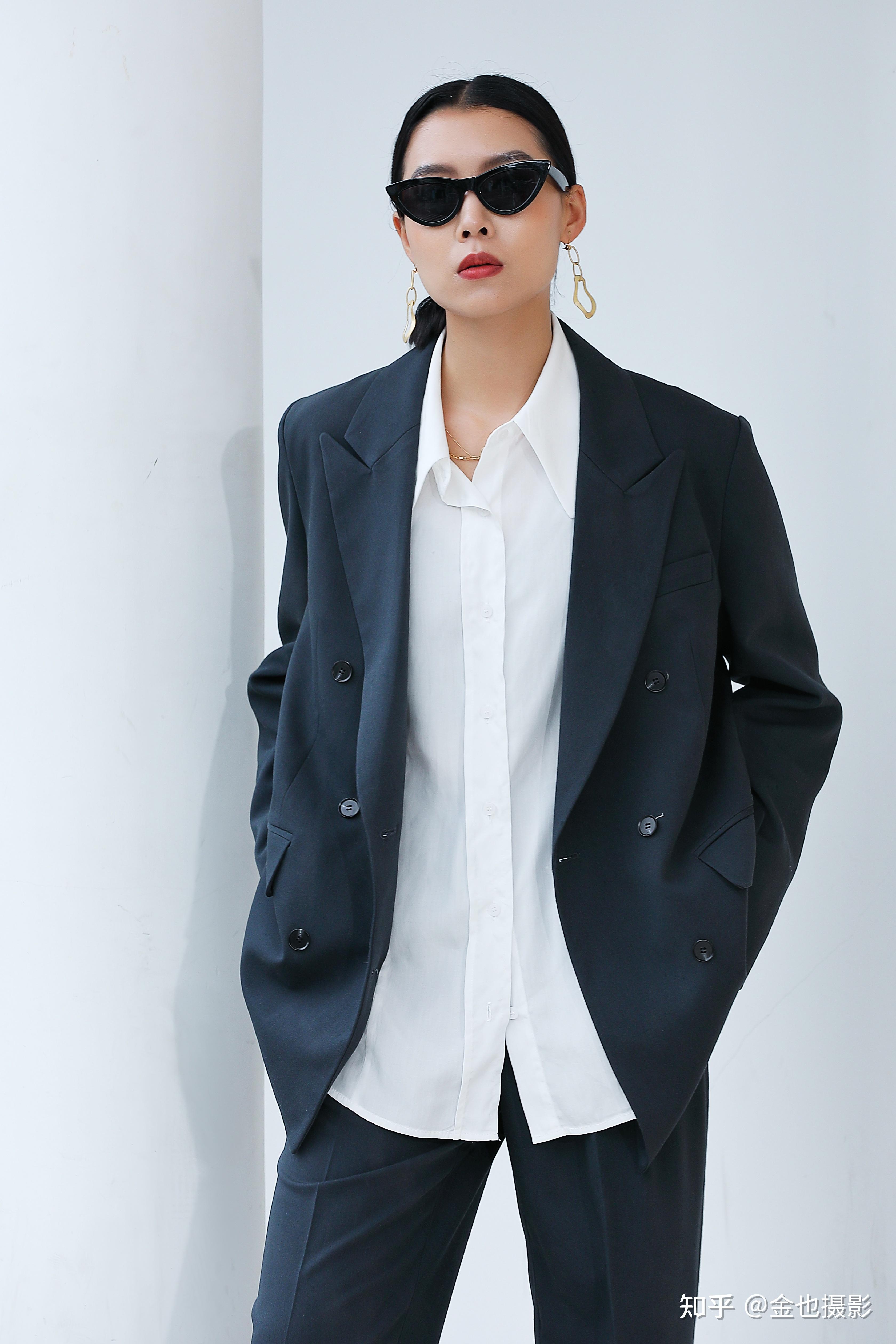 广州女装秋装模特拍摄秋装风衣拍摄花絮