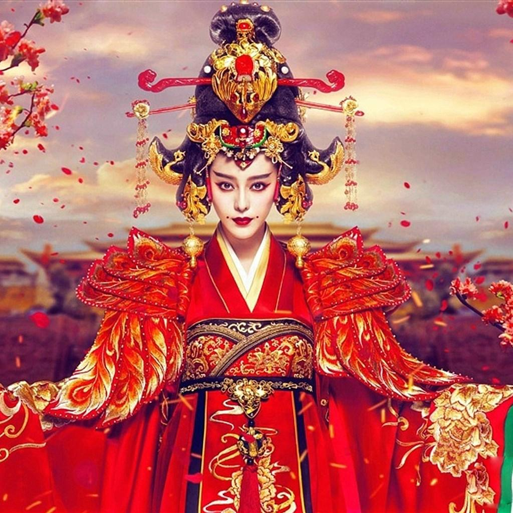 唐朝皇帝服饰妃子图片