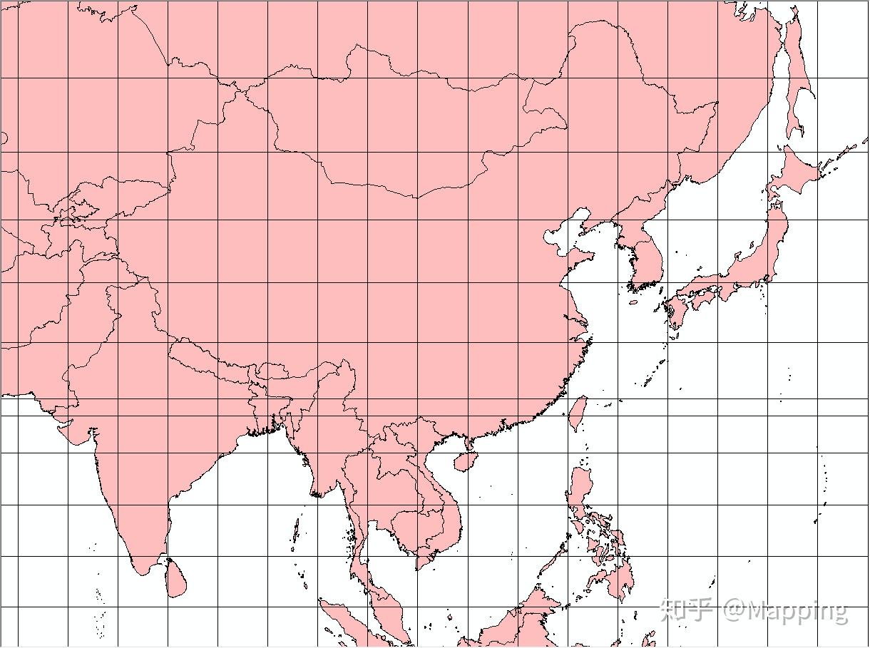 我国常用的地图投影图片