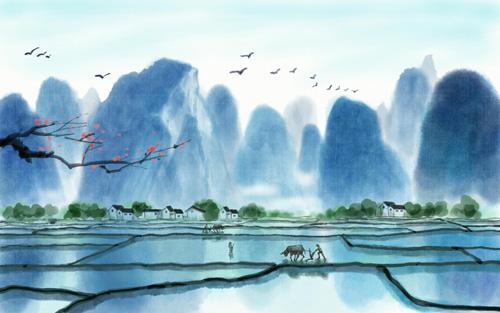 说起淡泊归隐,我们几乎都会想到陶渊明,因为无论是他的《归园田居》