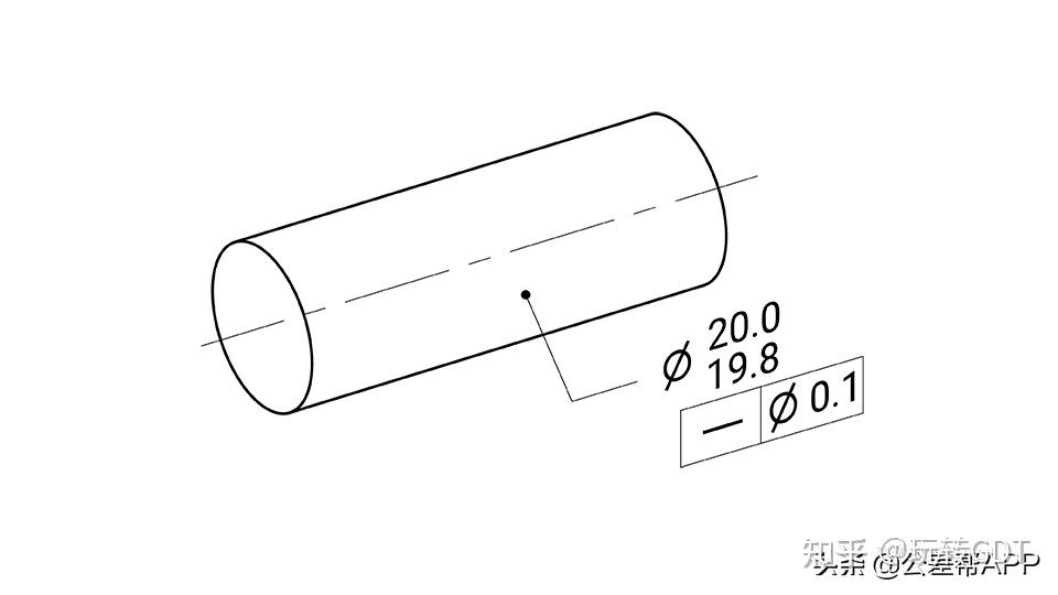 gdt几何公差应用1轴的中心线直线度的标注释义与测量