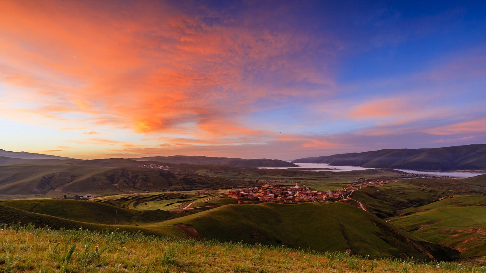 四川阿坝州阿坝县景色 - 知乎