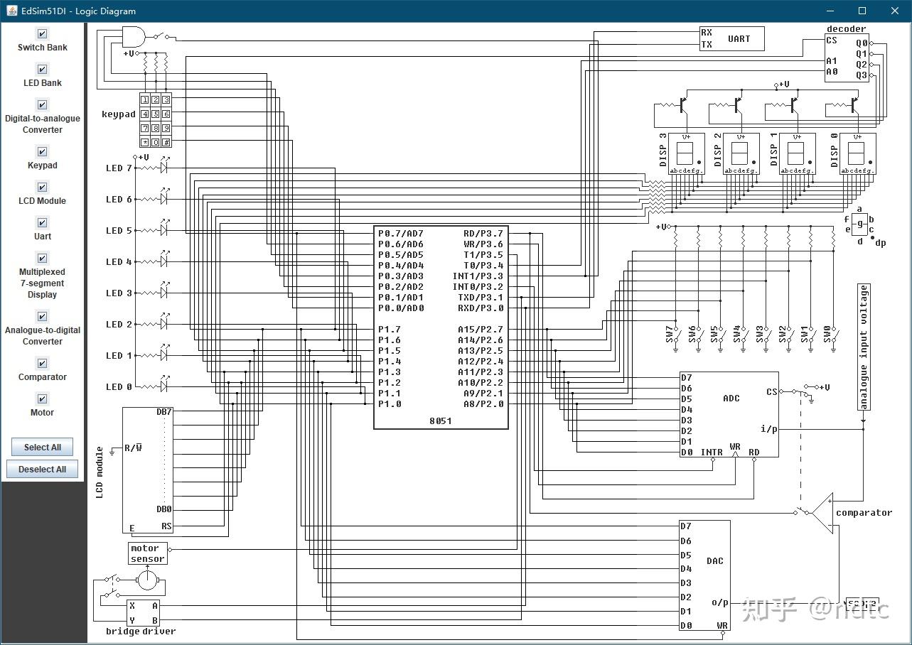 Edsim51 8051 
