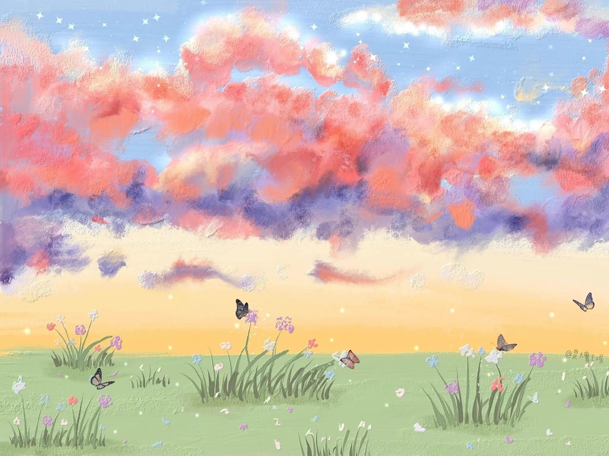 ipad壁纸油画风壁纸