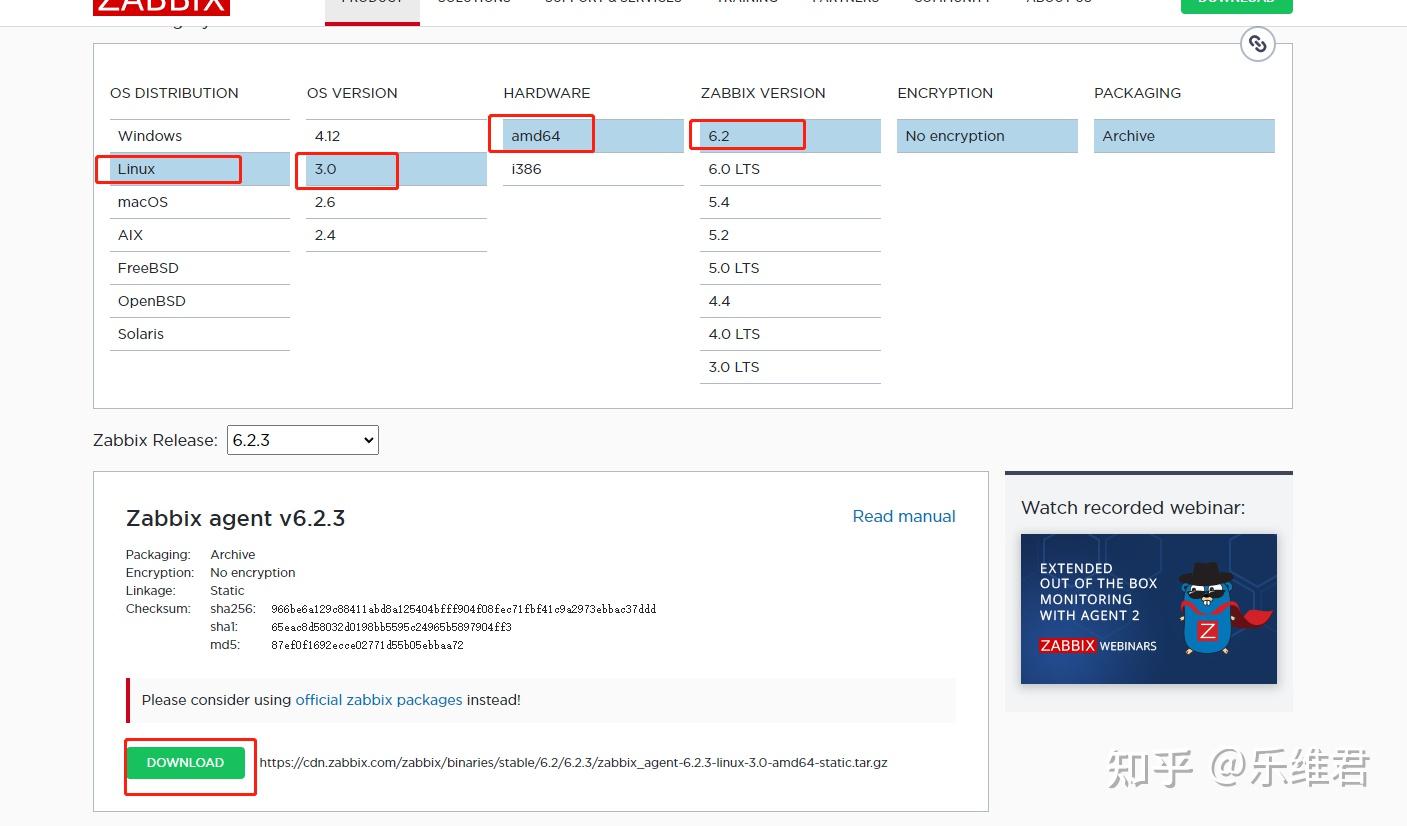 Zabbix zabbix agent 