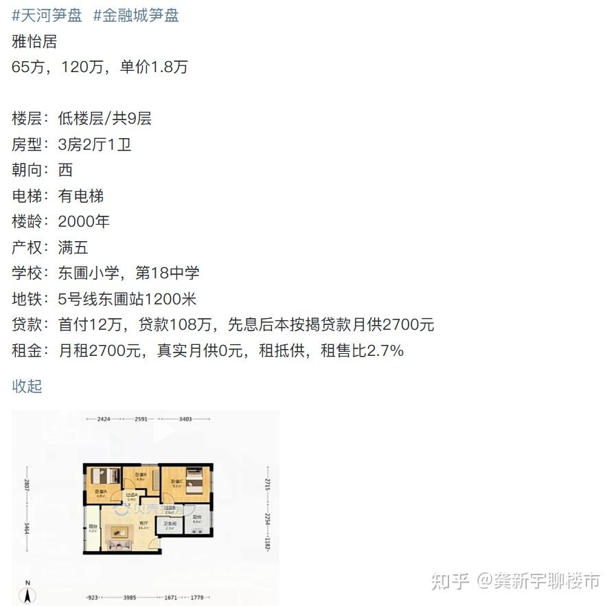 广州楼市租售比真夸张,租金超月供的房子超级多 - 知乎