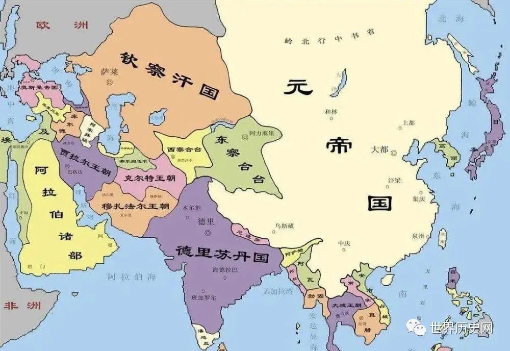 大蒙古国分裂史:忽必烈得国后,四大汗国由此分崩离析 - 知乎