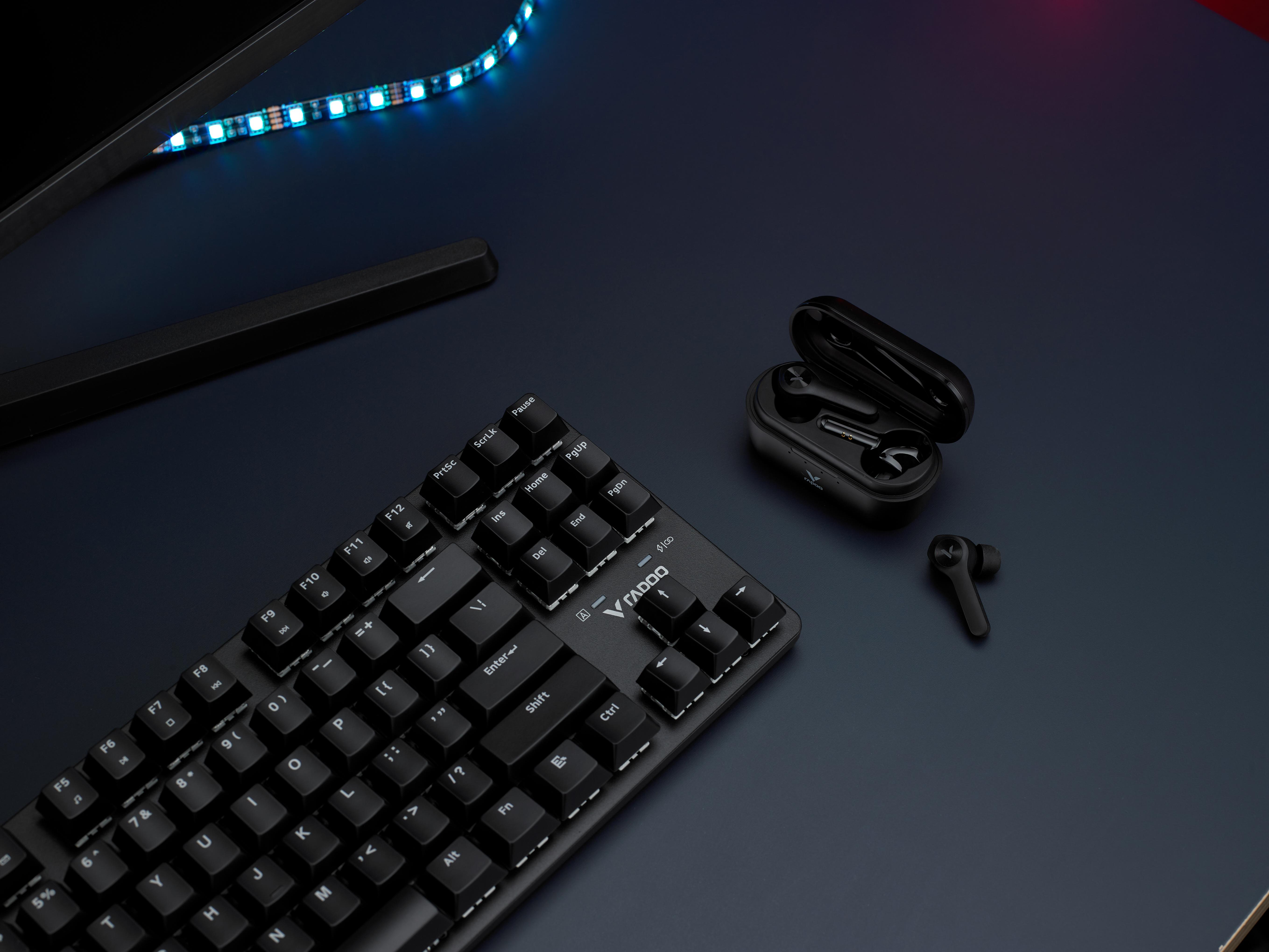 雷柏v500pro87无线版新品上市小钢炮属性无线游戏也很硬核