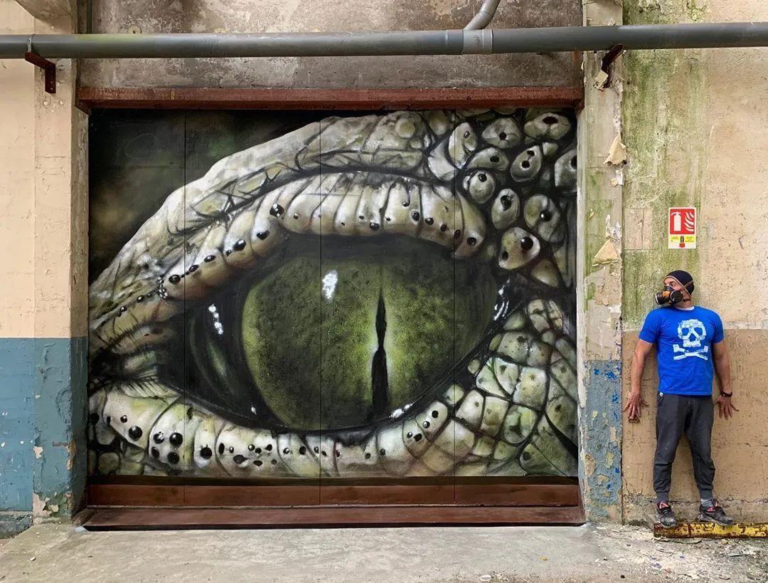 最强的3d效果墙体涂鸦艺术家的脑洞有多大