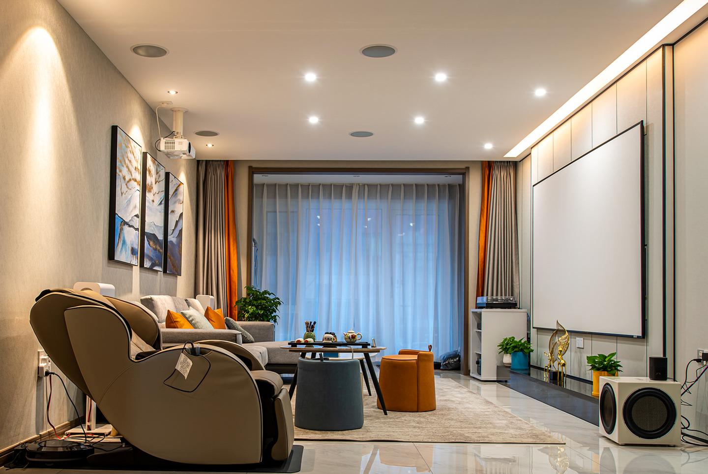 家庭影院让生活更有乐趣,阿木的5.1.4全景声4k影院分享