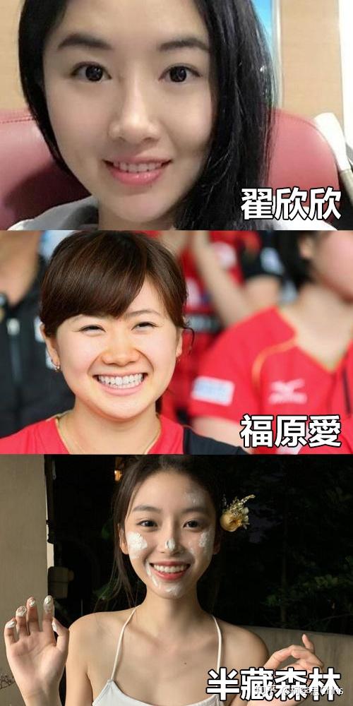 请问,翟欣欣,福原爱,半藏森林哪个不是符合beta男审美标准的好嫁风呢?