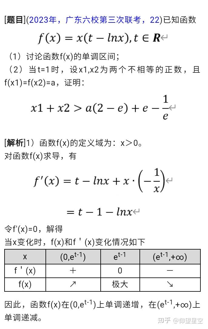 自学：导数之切割线放缩 - 知乎
