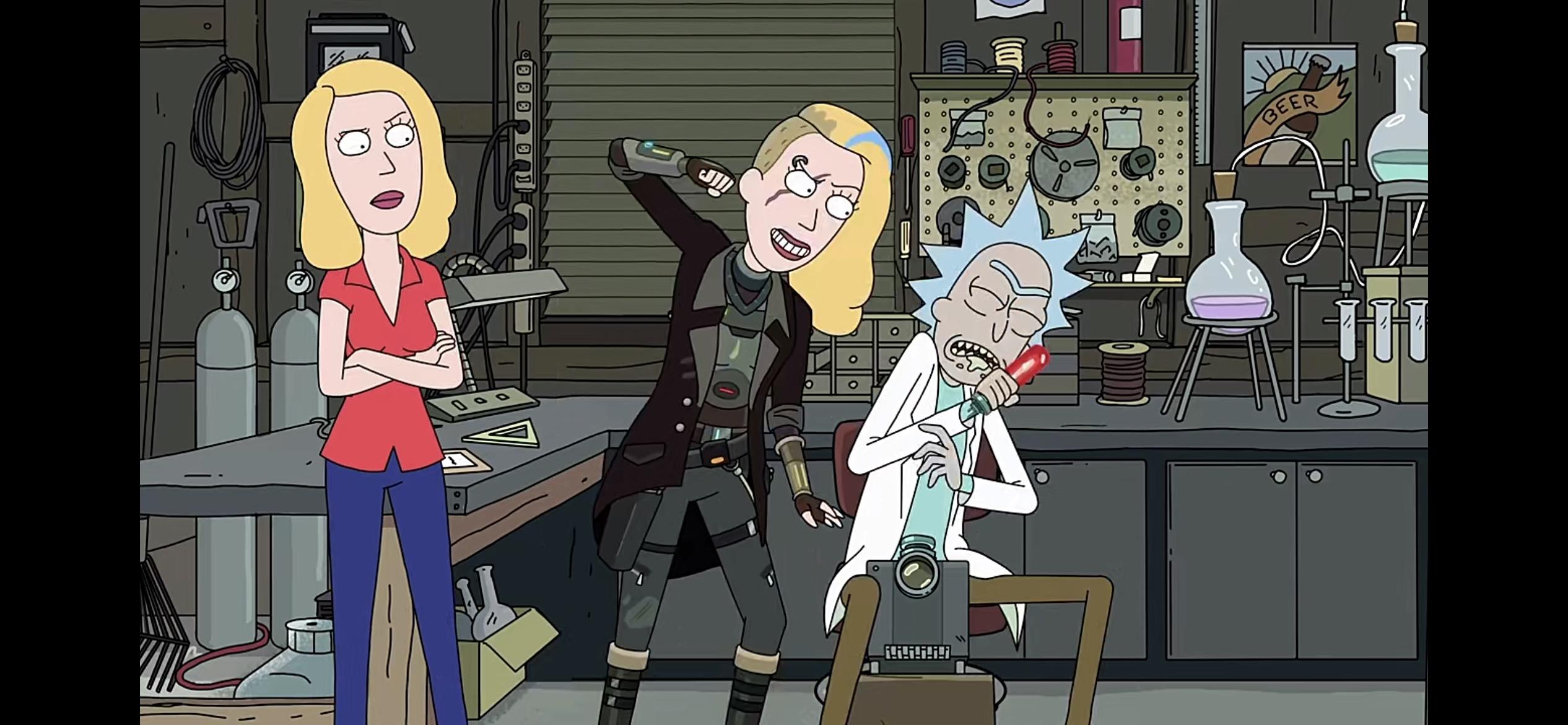 你最喜欢动画瑞克和莫蒂中哪张截图