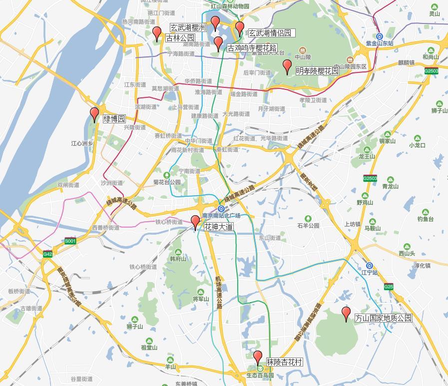 杏花公园地图图片