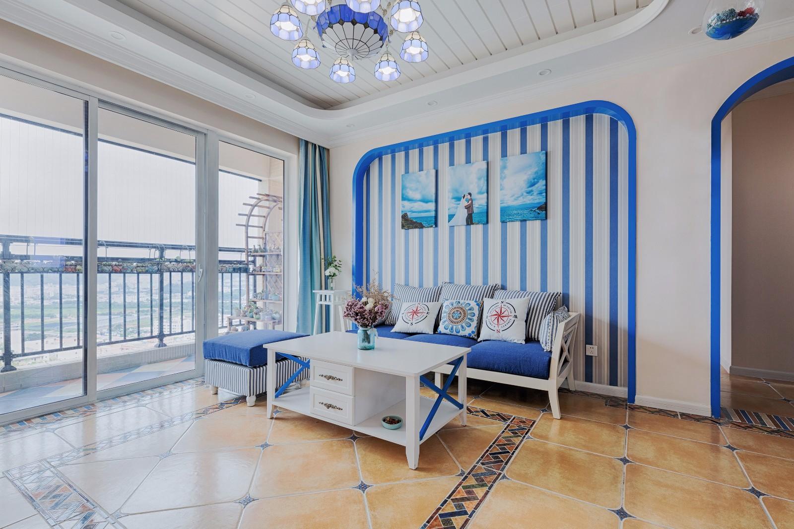 被遗忘的地中海风格装修蓝白相间相互渗透相互痴迷