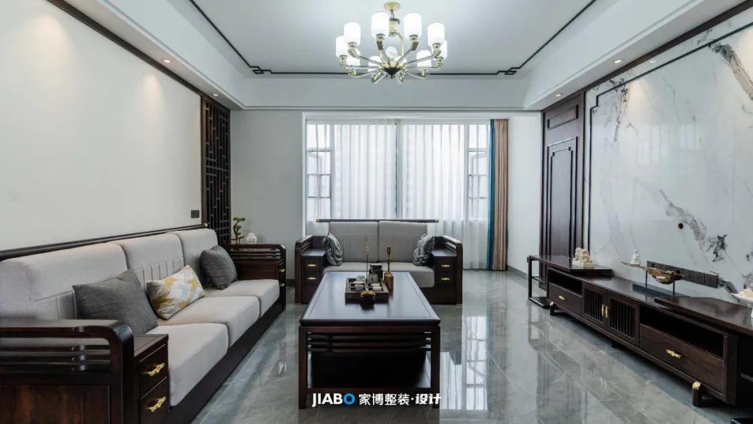 案例分享 | 147㎡新中式风格：温润如玉，心静如华 - 知乎