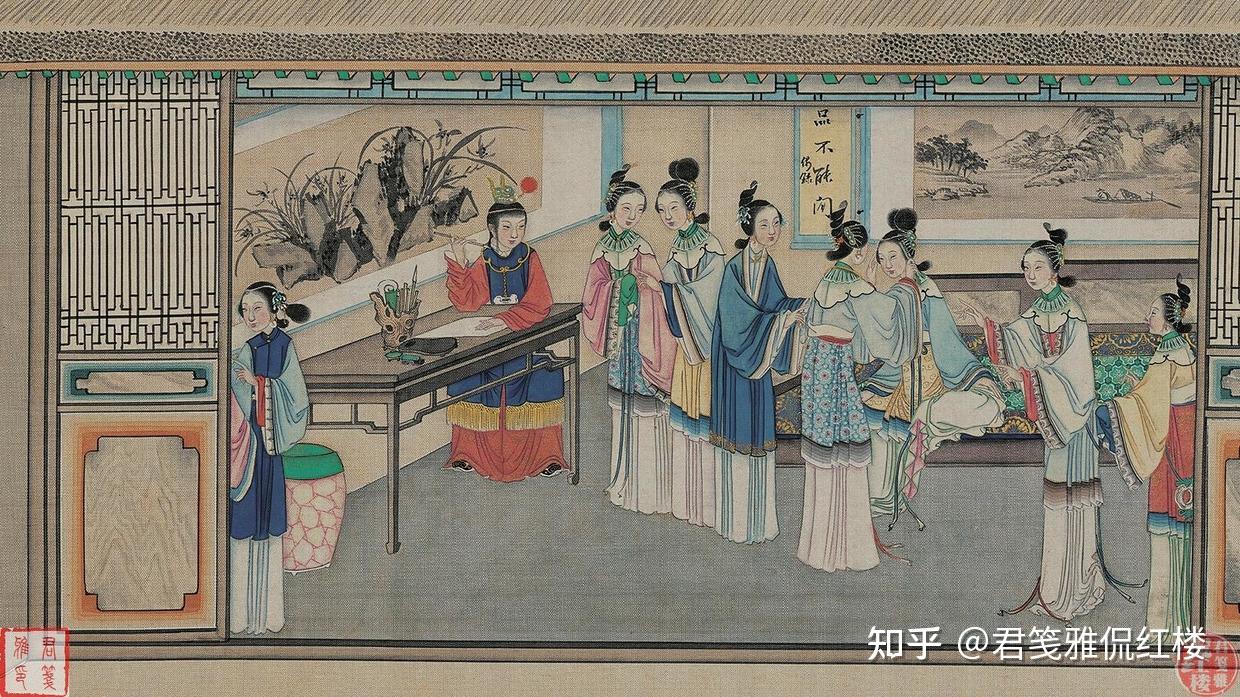 钗黛双艳谁的才艺高?薛宝钗侃侃而谈时,林黛玉却只能讲几个笑话 - 知乎