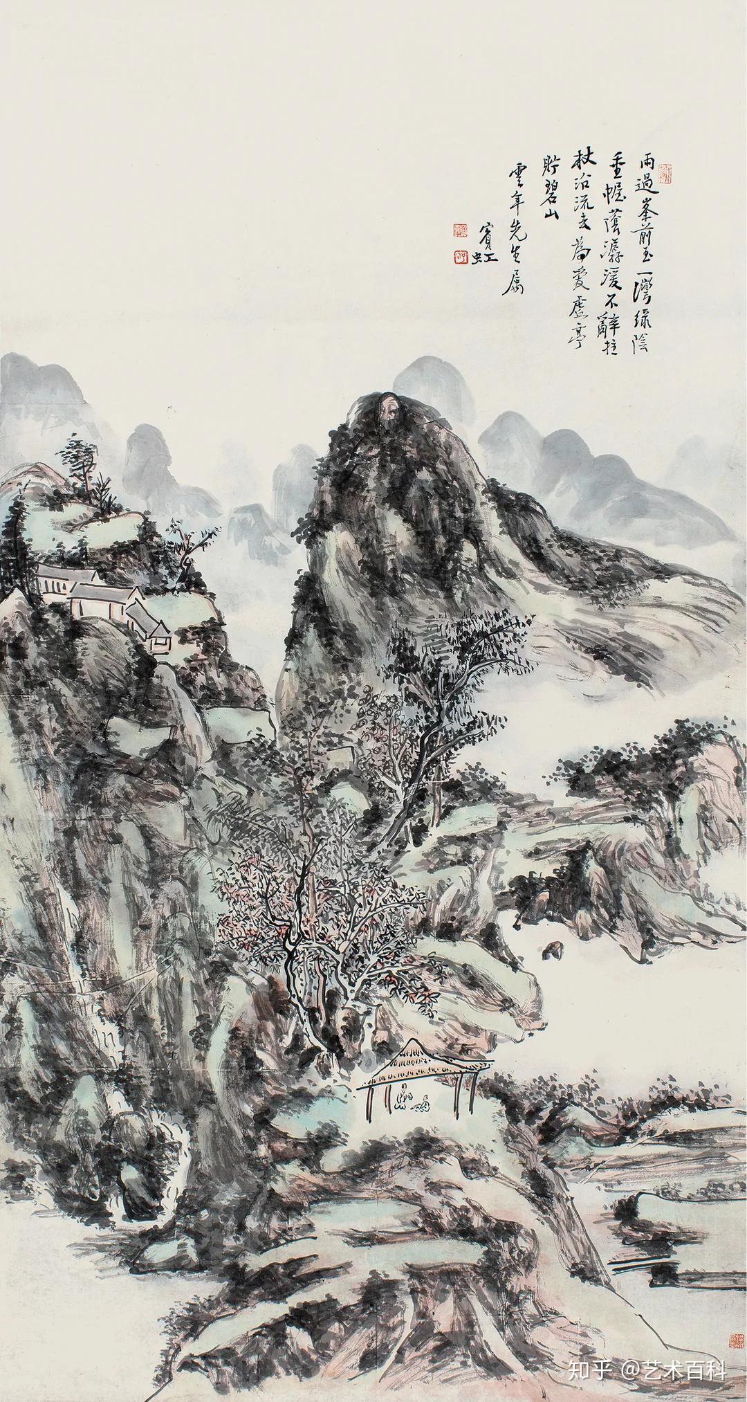 嘉禾十年|山川浑厚 辟境灵奇-黄宾虹绘画作品赏析 - 知乎