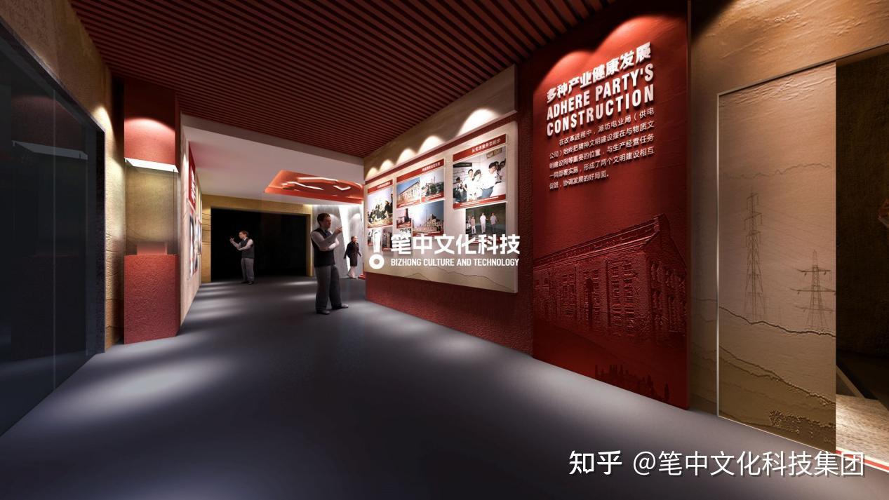 好展馆笔中造 | 工期缩短30天,用科技与视觉艺术呈现国电魅力:国家电网潍坊供电公司展厅 - 知乎