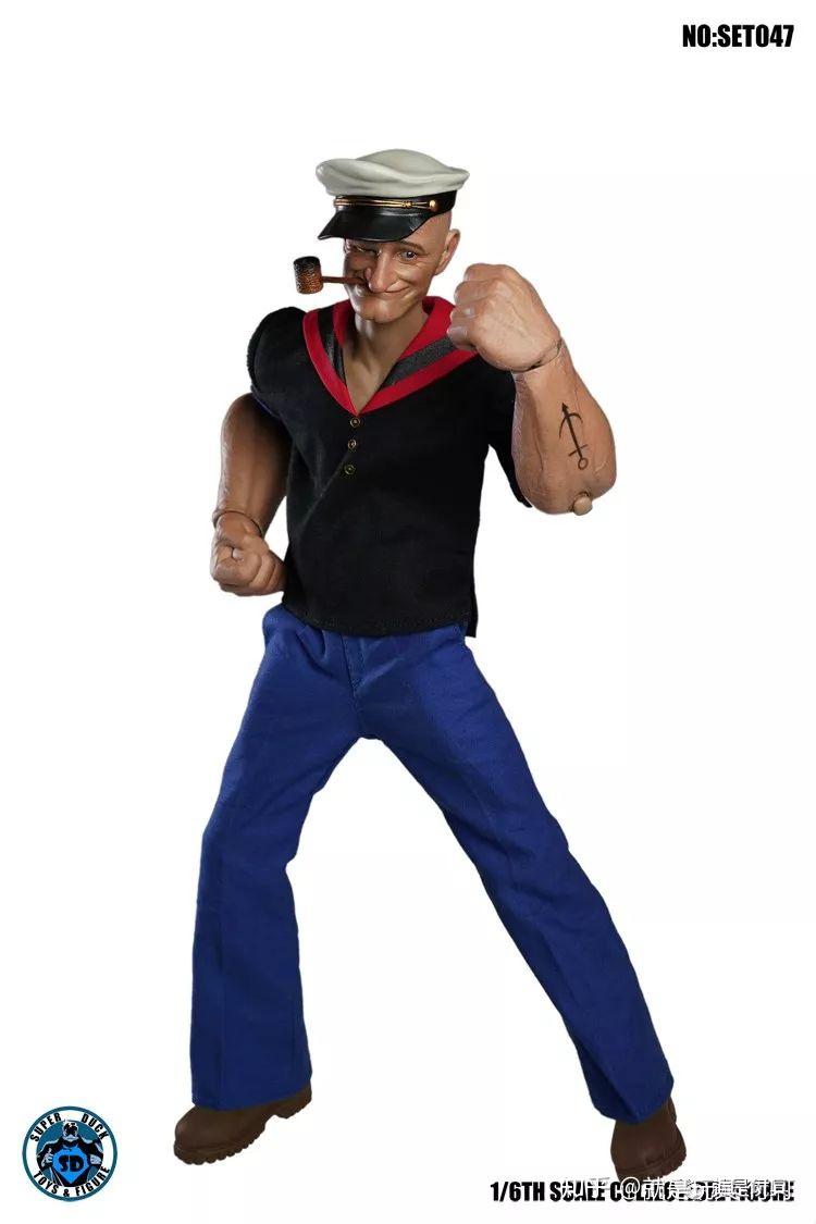 12寸真人版大力水手沙包大的拳头很还原啊