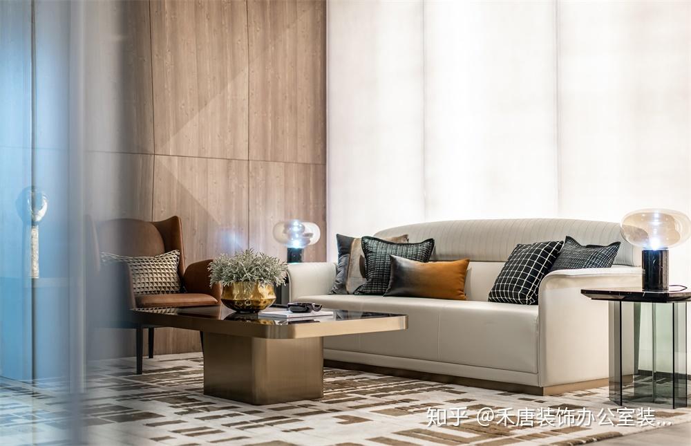 上海金融公司办公室装修设计豪华办公室装修效果图