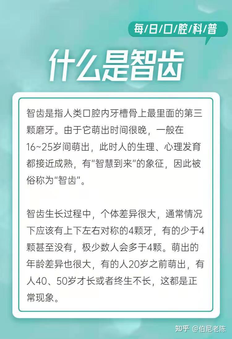 口腔科普什么是智齿