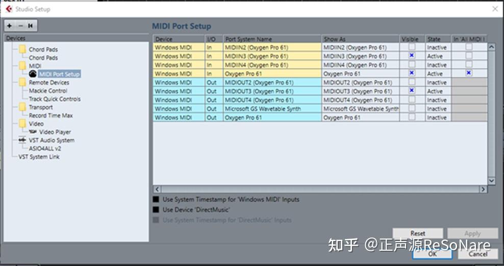 常见midi键盘在Cubase/ableton live/库乐队中的配置方法 - 知乎