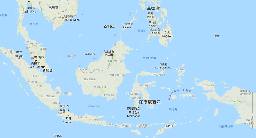 印尼廖内群岛地图图片