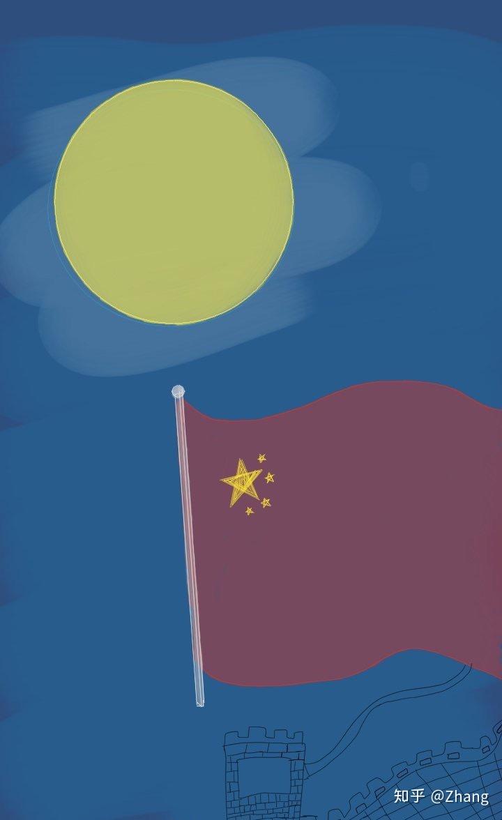 只有在国庆和中秋的情况下7 3=8满街扬起的国旗和满街飘香的月饼