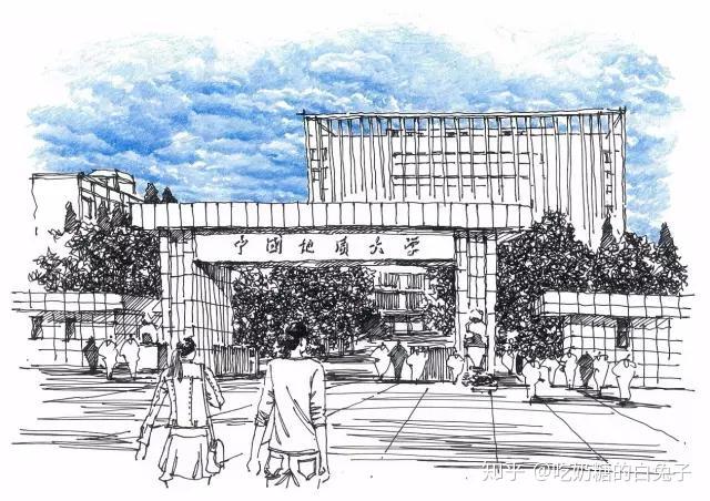 中国大学校门手绘有你的母校吗