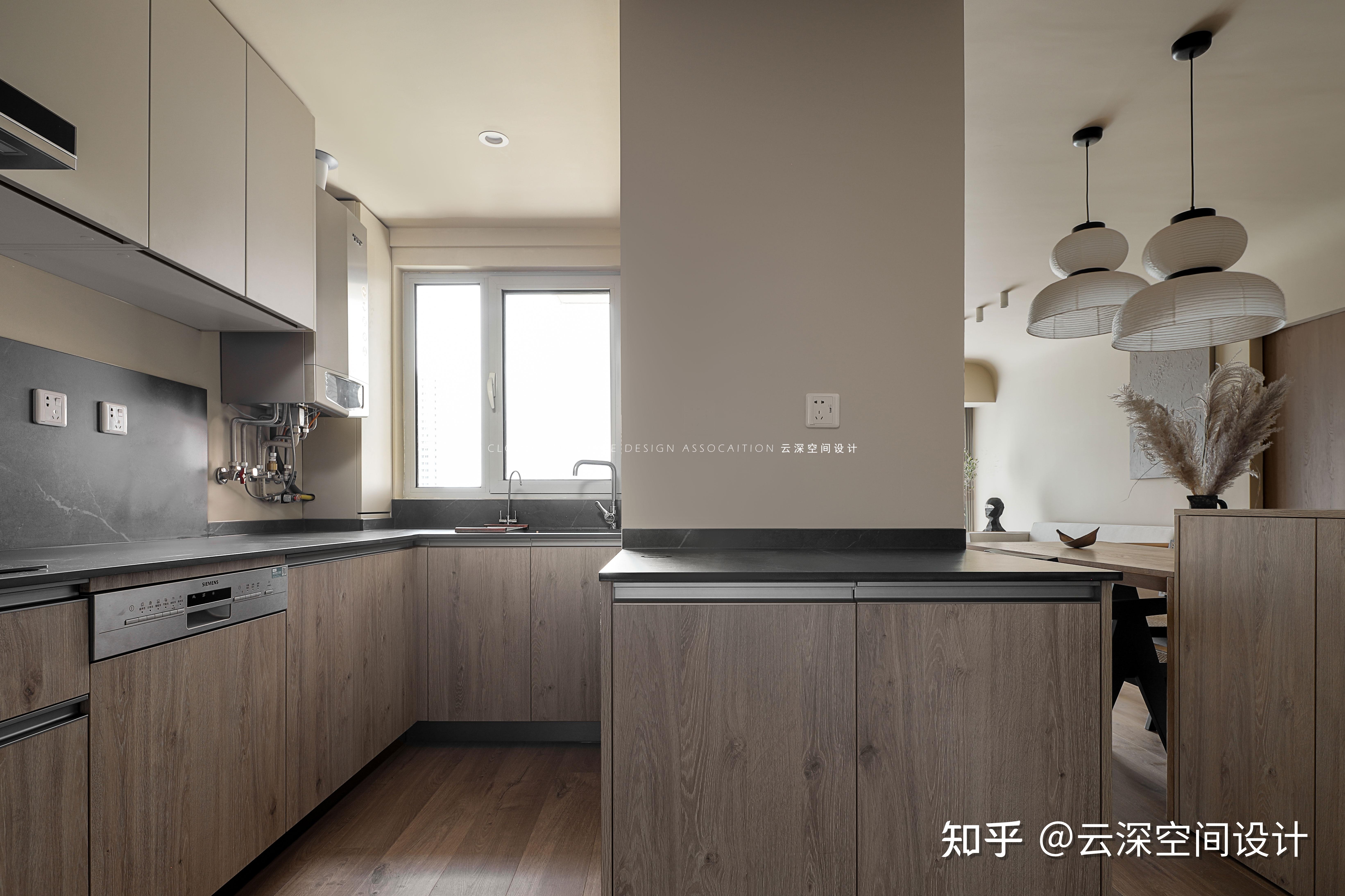 侘寂风 #厨房 #开放式厨房 #ldk空间 #嵌入式烤箱▼卧室 bedroom宁谧