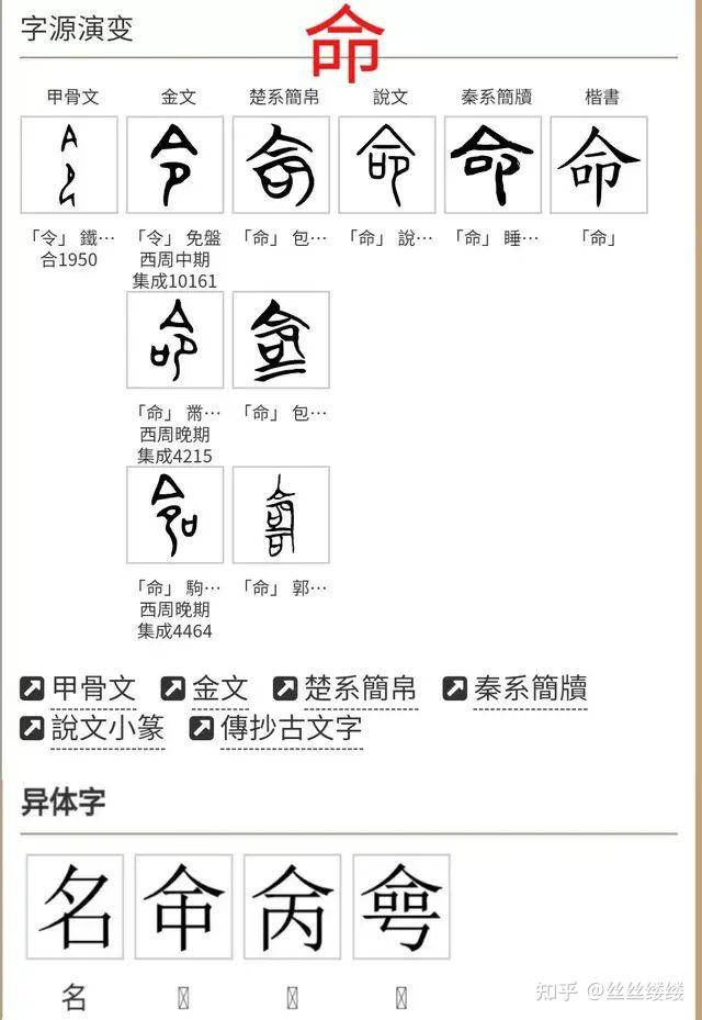 有图有真相,文史密匙精选,汉夷契普四语参照,从甲骨文,金文,大小篆