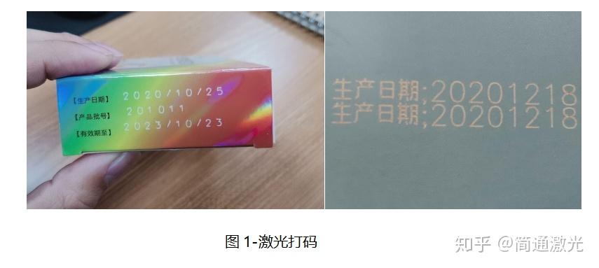 包装盒包装袋饮料瓶生产日期激光打码喷码