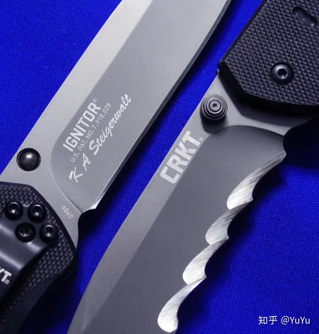 CRKT 推刀钮 按压解锁结构 半自动侧跳 - 知乎