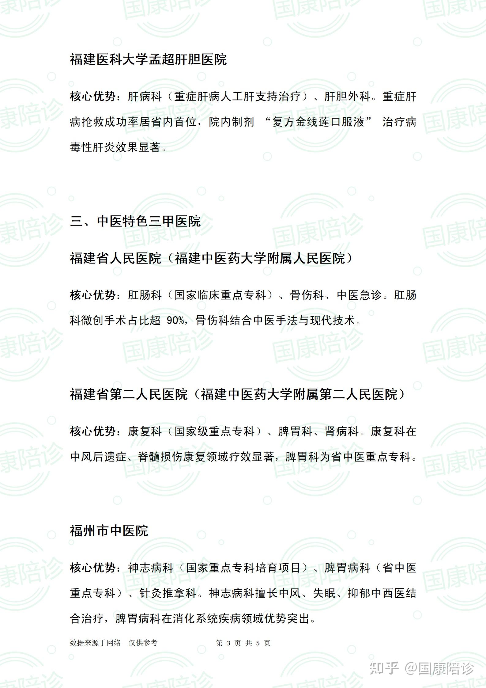 福州三甲医院及其它们的核心优势科室 - 知乎