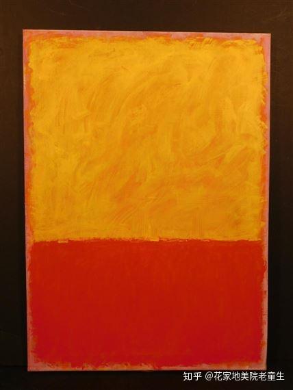 rothko 罗斯科 / 色域绘画 color field (红与黄 red and yellow)