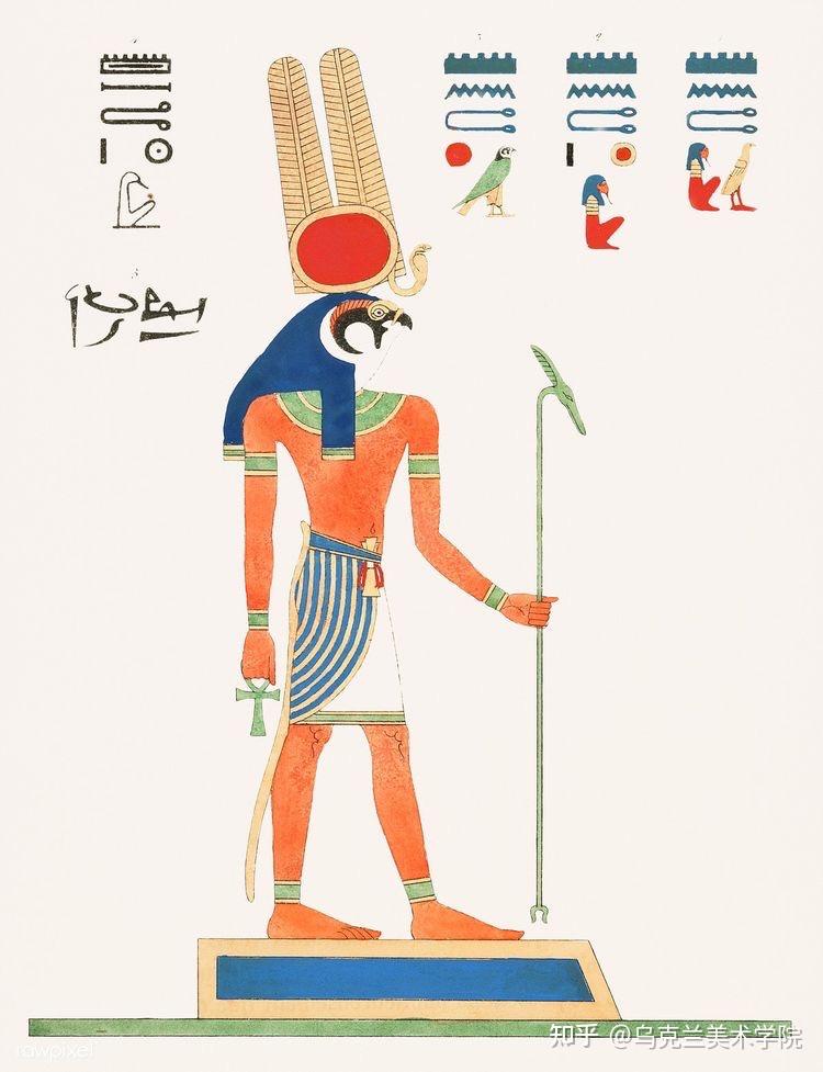 辉煌的古埃及美术图画图片